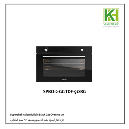 Show details for Superchef Italian 90 cm Built-in Gas Oven with Dual Fans Black  Picture of Superchef Italian 90 cm Built-in Gas Oven with Dual Fans Black