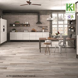 Show details for Spanish porcelain parquet tile 15x90 cm Barnwood silver Picture of Spanish porcelain parquet tile 15x90 cm Barnwood silver