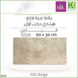عرض تفاصيل بلاط جدران مط فاتح 30×60 سم هندي الفا بيج
 صورة بلاط جدران مط فاتح 30×60 سم هندي الفا بيج