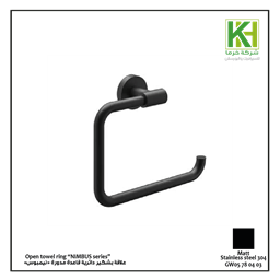 Show details for NIMBUS open towel ring Picture of NIMBUS open towel ring