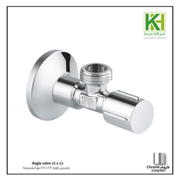 Show details for GROHE angle valve 1/2" x 1/2" Picture of GROHE angle valve 1/2" x 1/2"