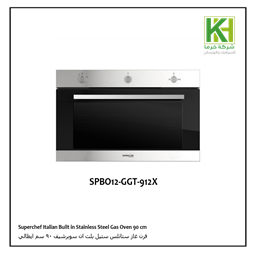 Show details for Superchef Italian Built in Stainless Steel Gas Oven 90 cm Picture of Superchef Italian Built in Stainless Steel Gas Oven 90 cm