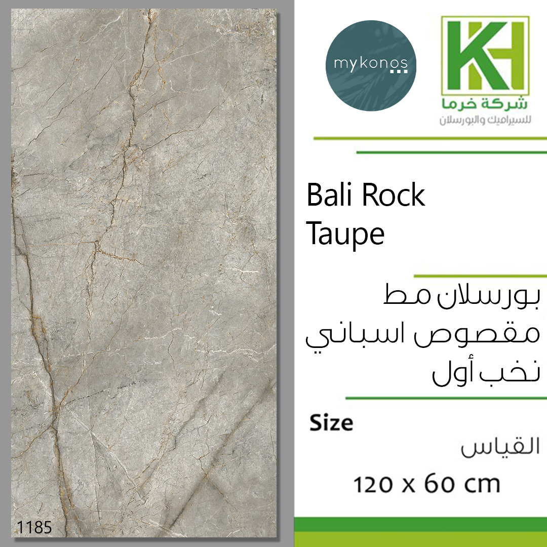 Picture of Spanish Porcelain Tile 120x60cm Bali Rock Taupe