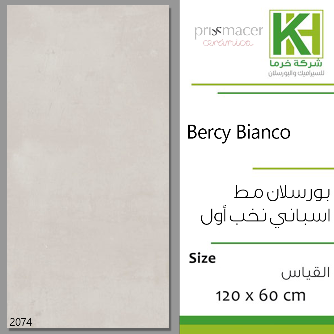 Picture of Spanish Porcelain Tile 120x60cm Bercy Bianco