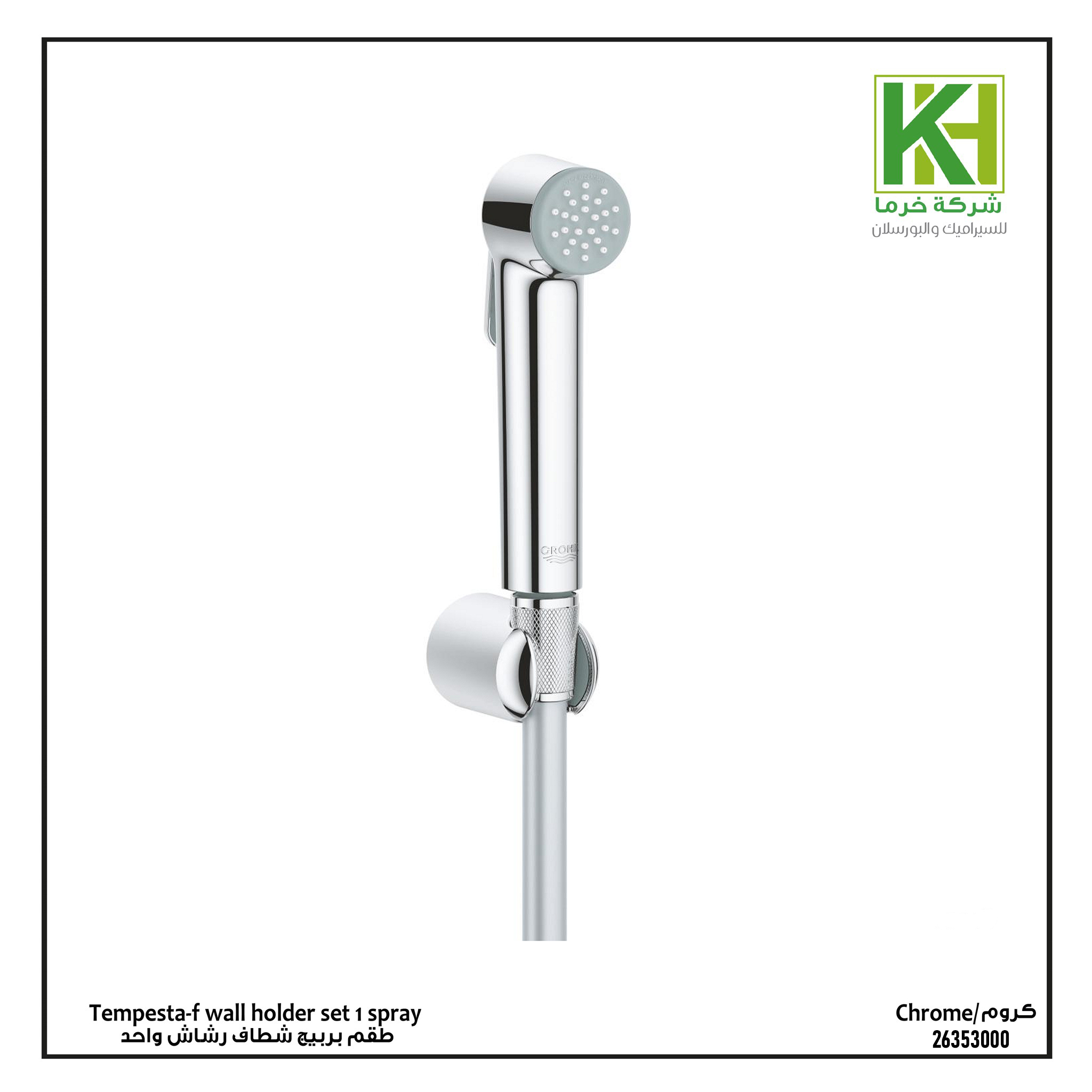 صورة  طقم بربيج شطاف كروم جروهي
