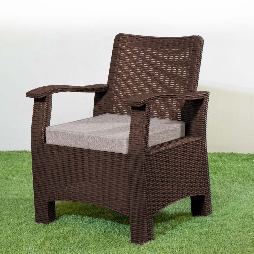 Rattan Single outdoor furniture seat| Kharma